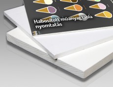 Habosított Műanyag Reklámtábla